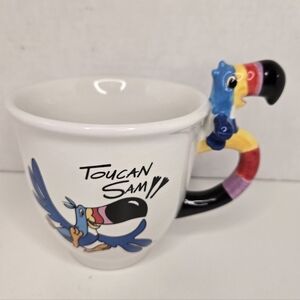 Vintage Kellogg Toucan Sam Fruit Loops Ceramic Mug with Toucan Handle 2002